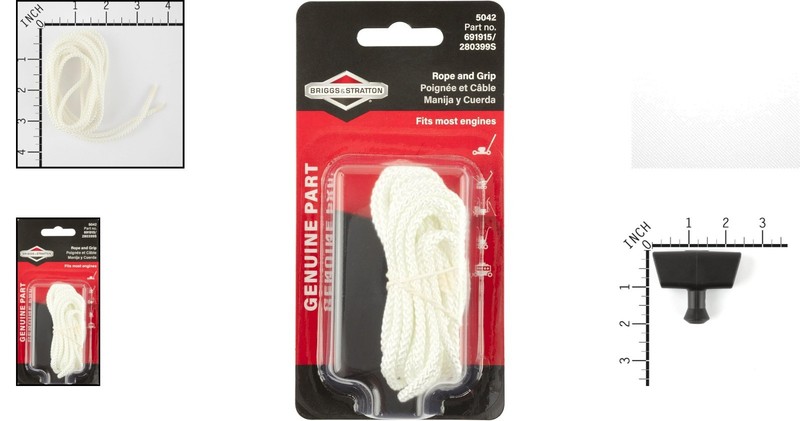 Lightweight & Durable Starter Rope with Comfortable Grip for Easy Mower Starting gallery