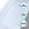 SlipX Solutions Extra Long Bath Mat: 39" Clear Bathtub Mat with Suction Cups gallery