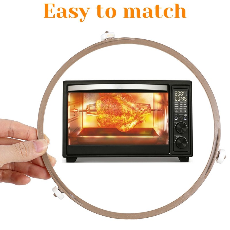Microwave Turntable Ring Replacement 7.09 Inch Abs Plastic Rotating Ring with... gallery