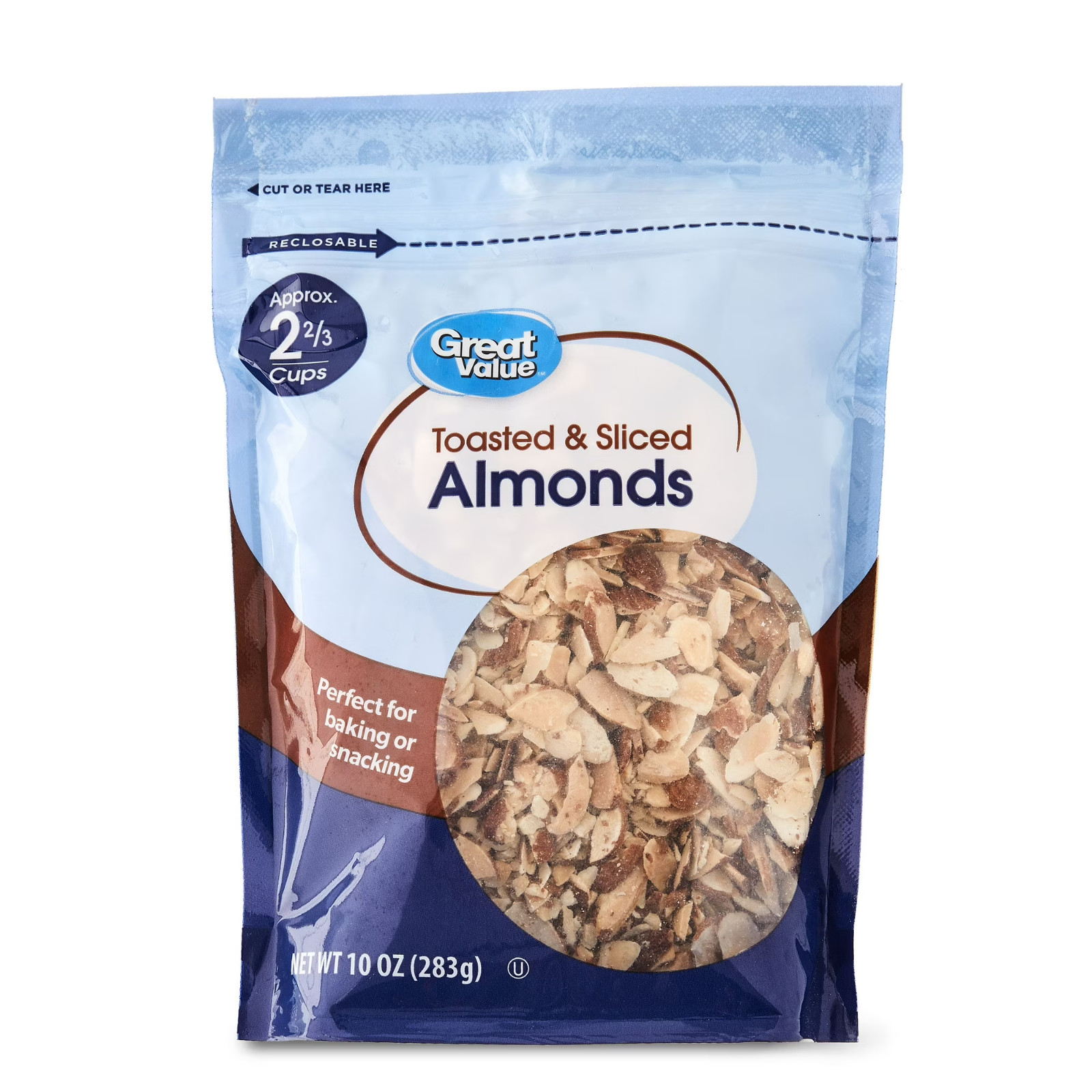 Great Value Toasted and Sliced Almonds, 10 oz gallery
