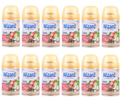 12 Wizard Automatic Spray Refills Apple Cinnamon & Vanilla Bean 5 oz (See Note)