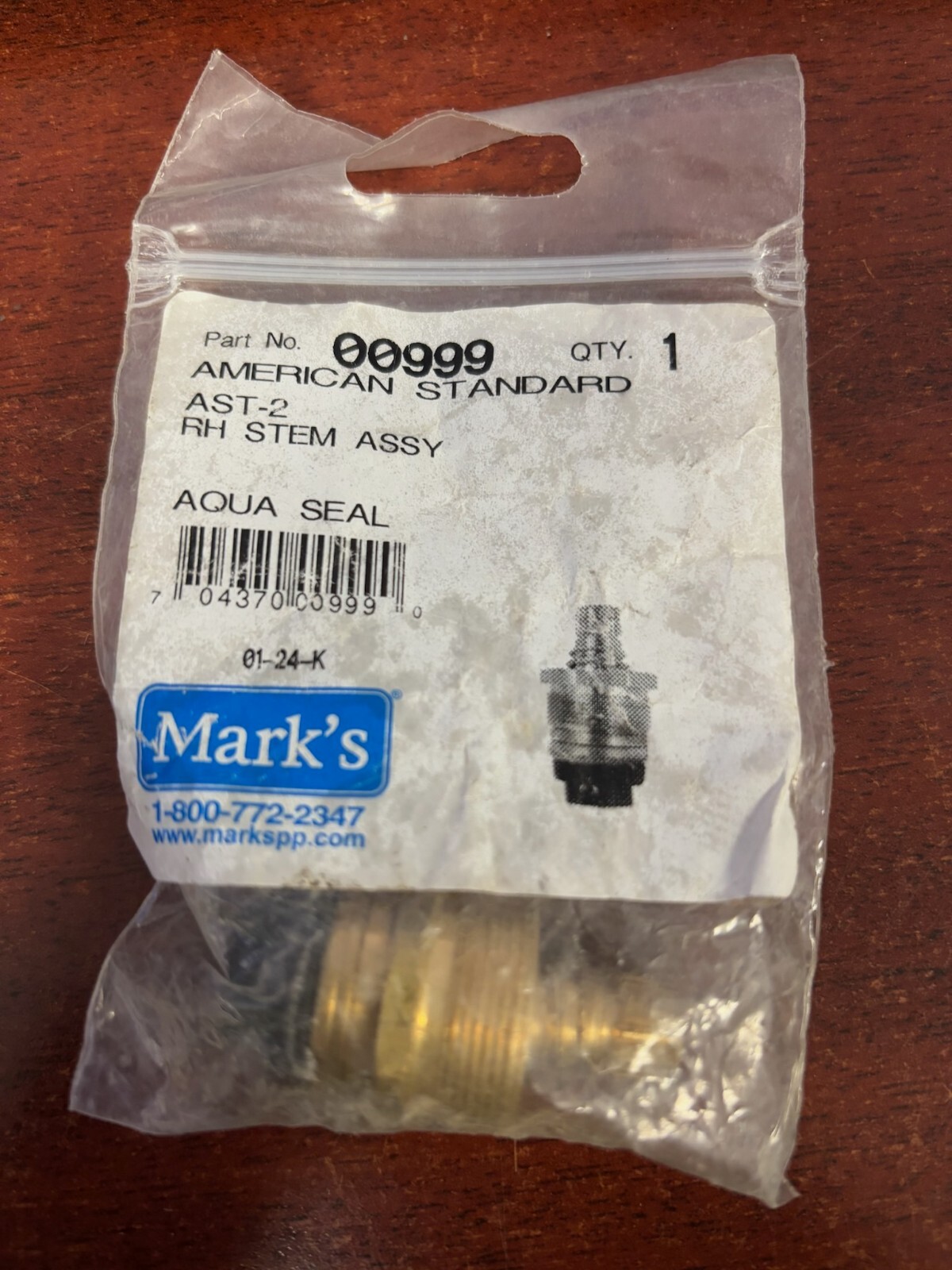 00999KIT Replacement for American Standard RH Stem Assembly gallery