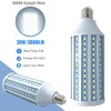 30W LED Corn Light Bulb 3000lm 144pcs 5370 LED 6000K E26 Cool Daylight Garage gallery