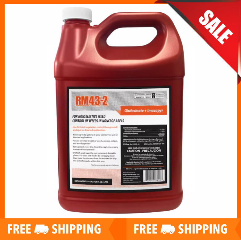 RM43-2 Total Vegetation Control 1 Gallon Weed Grass Killer Concentrate gallery
