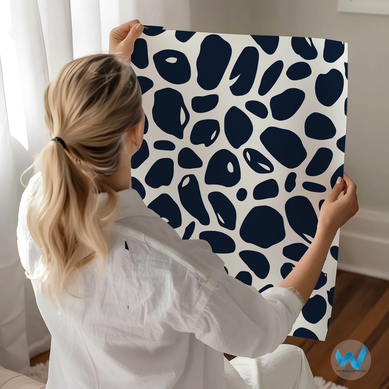 Modern abstract pattern wall art, minimalist decoration, abstract gallery