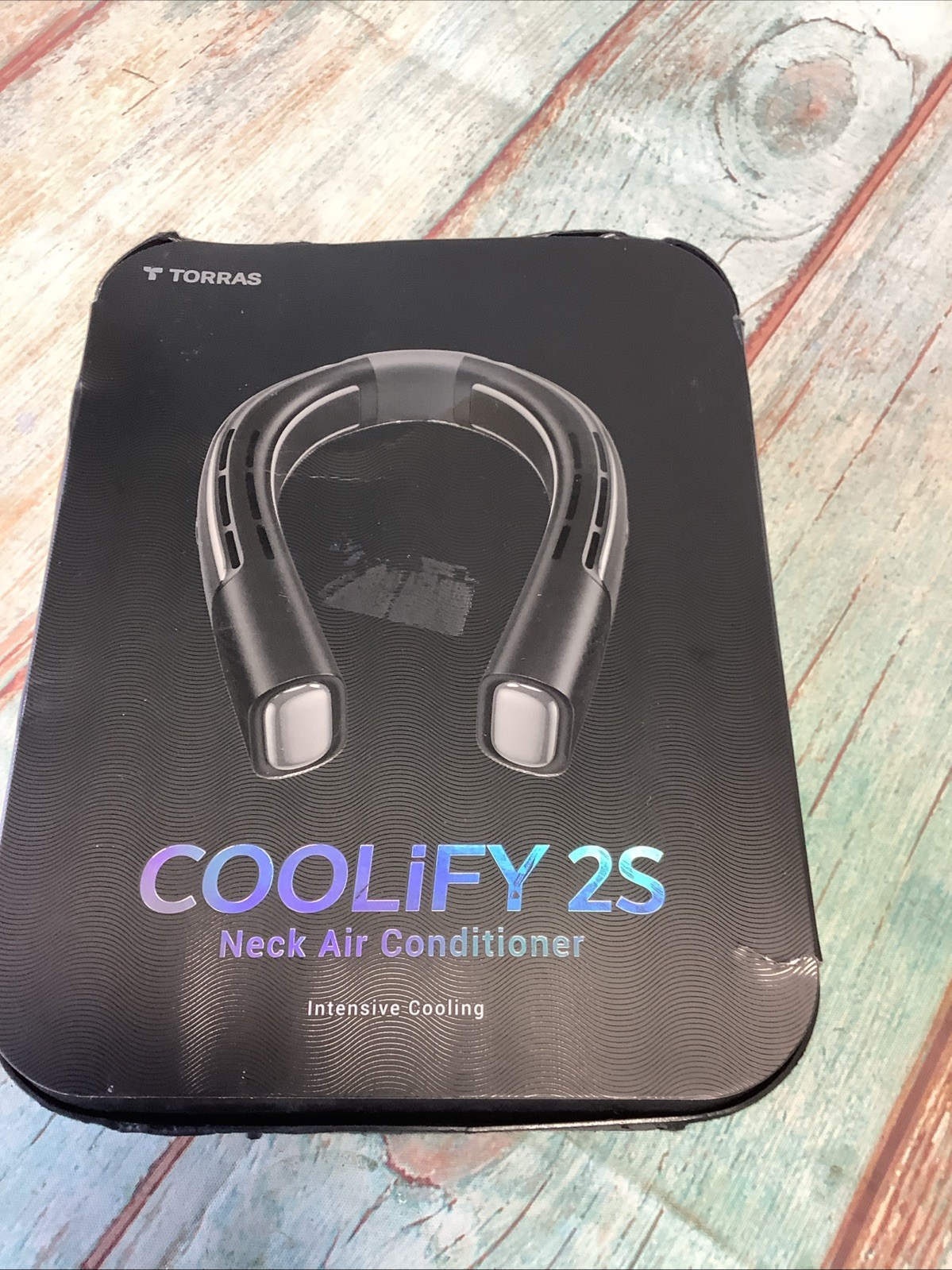 Torras Coolify 2S Intensive Cooling Neck Fan Air Conditioner, Black gallery