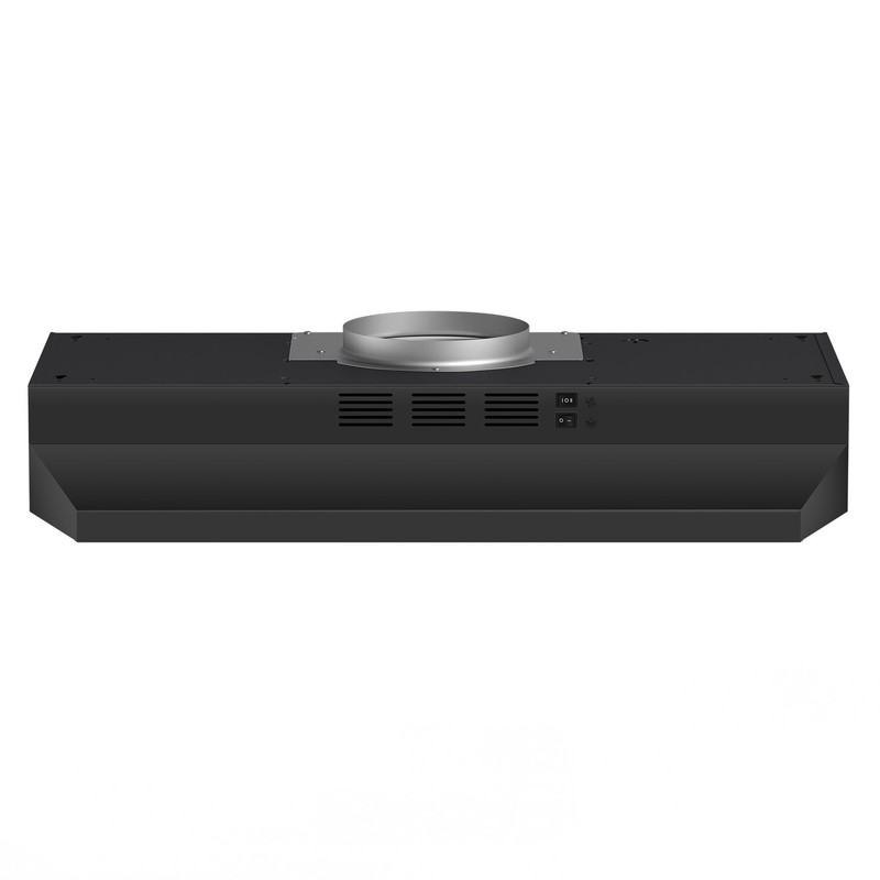 30inch Kitchen Under Cabinet Range Hood 2 Speed 230CFM Vent w/LED Black gallery