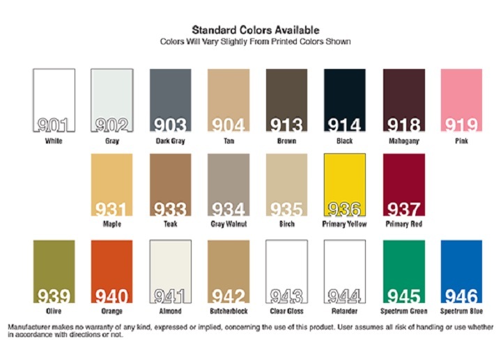 Kampel SeamFil Color Tubes For Countertop Laminate Repair (Solid & Woodgrains) gallery