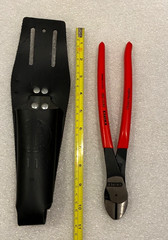 Knipex High Leverage Diagonal Cutters 10″ 74 21 250 / angled / WITH HOLSTER