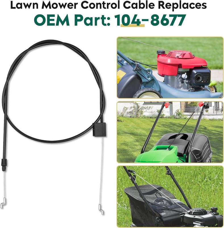 22" REPL TORO BRAKE STOP CABLE 104-8677 1048677 RECYCLER 20001 20003 20005 gallery