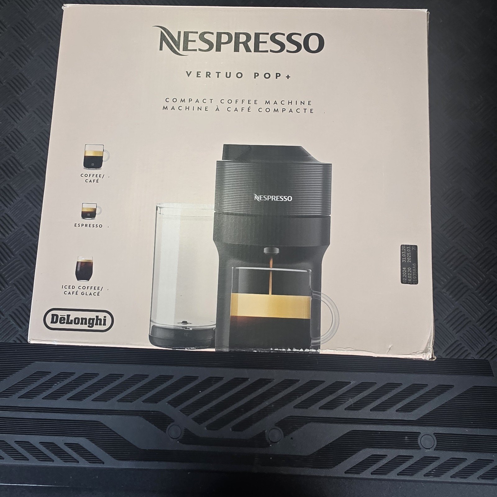 Nespresso Vertuo Pop+ Coffee Machine De'Longhi Pacific Blue PODS EXPIRED 04/23 gallery