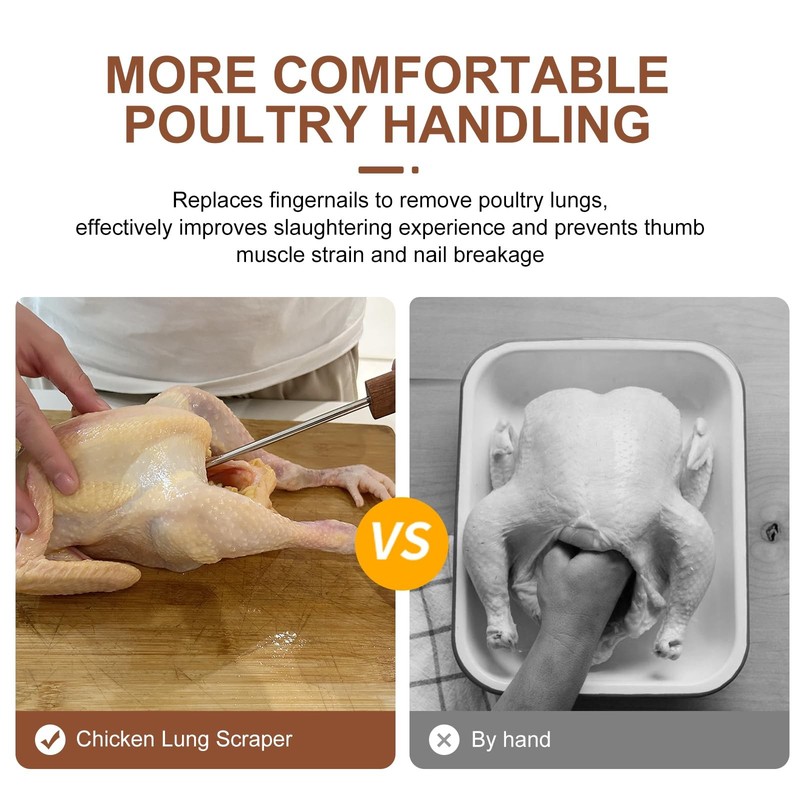 Lung Scraper of Chicken Processing Equipment, Easily Removes Poultry Lungs, A... gallery