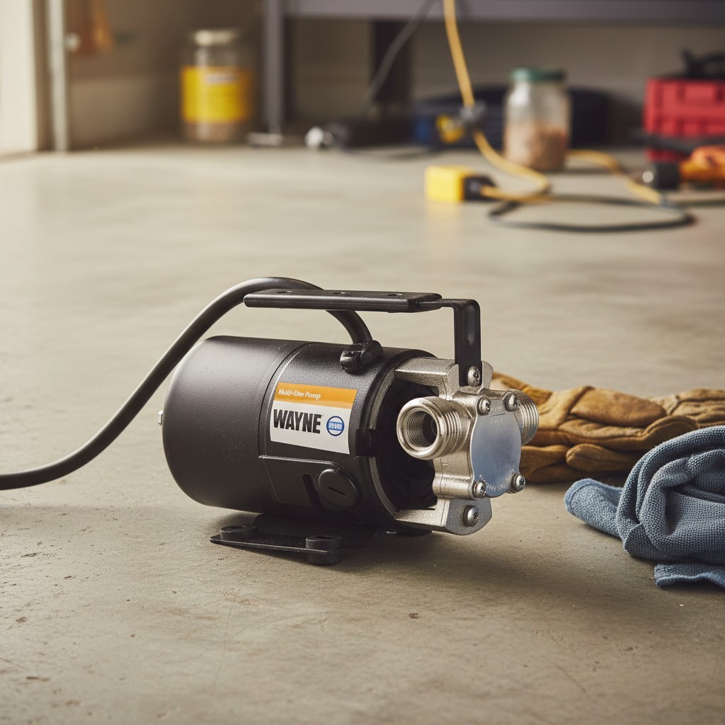 Compact High Flow Water Transfer Pump with Bronze Construction and Suction Hose gallery