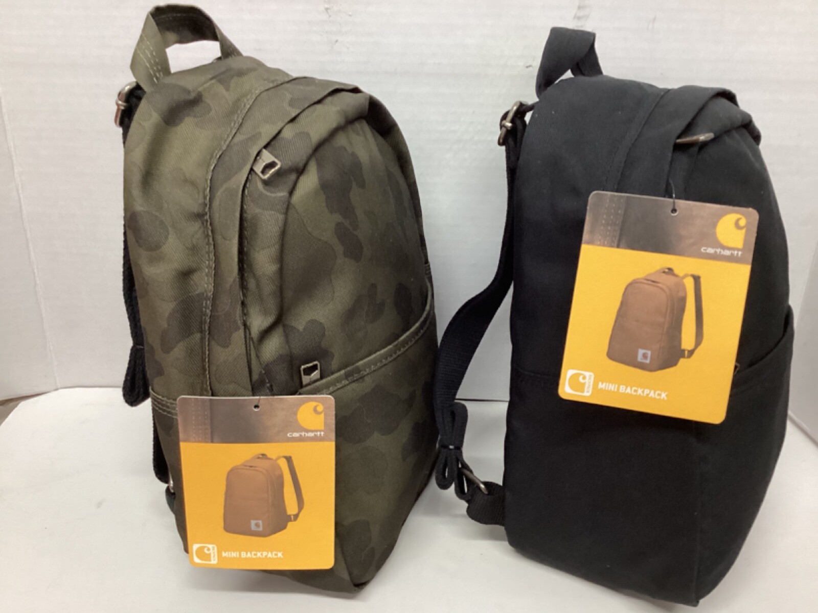 Carhartt Mini Backpack:  Duck Camo, Black, Wine 3