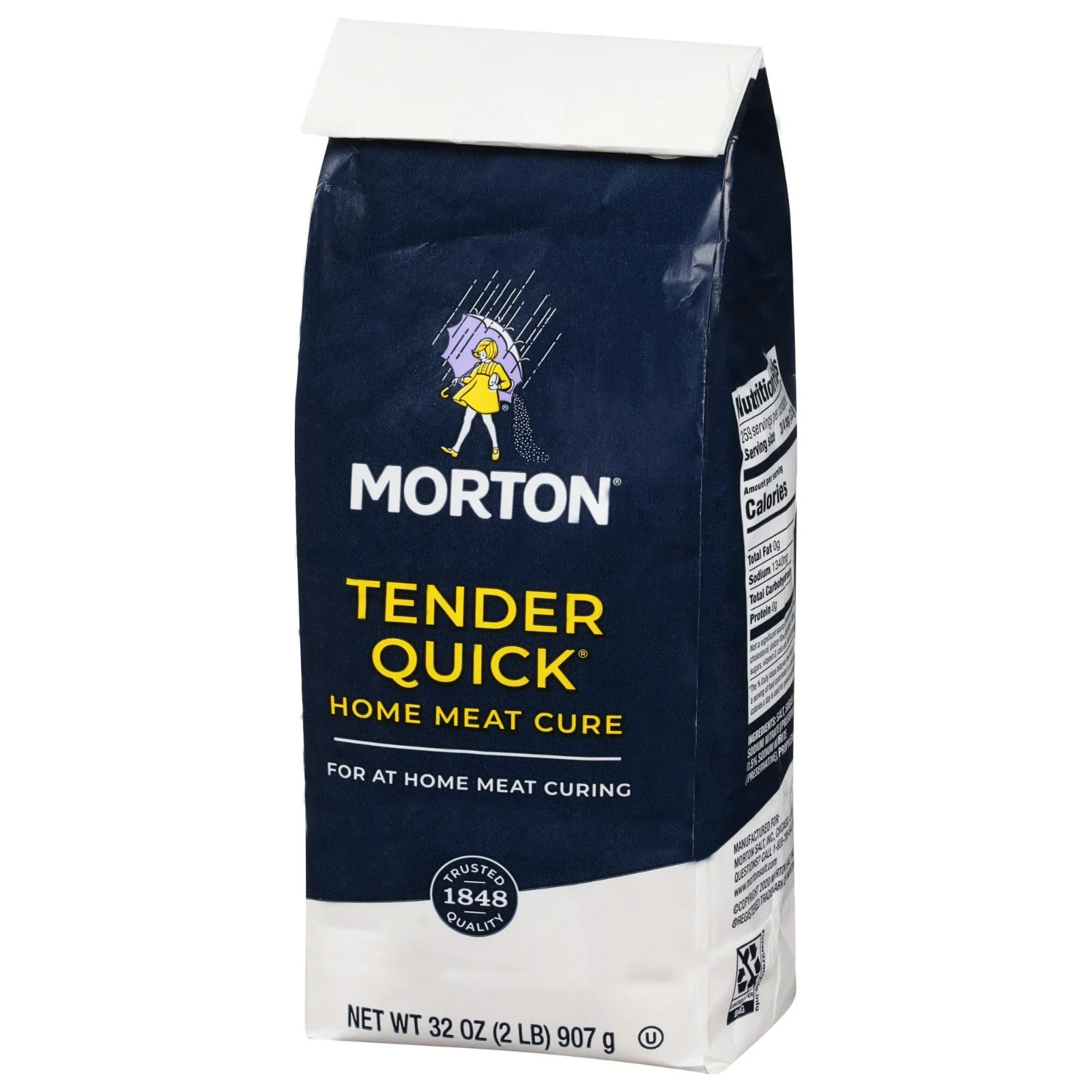 Morton Salt Tender Quick, Home Meat Cure for Meat or Poultry, 2 lb Bag New gallery