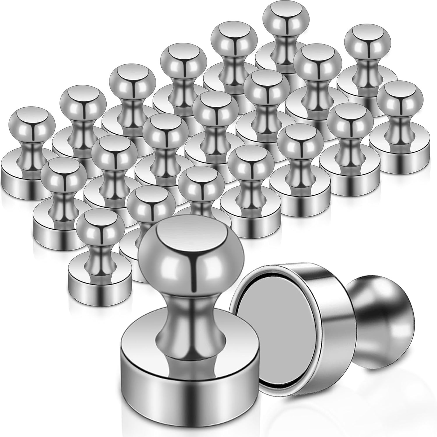 22Pcs Strong Neodymium Fridge Magnets Push Pin Whiteboard Refrigerator Office gallery