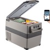 Portable 48-Qt 12V Fridge Freezer, -4~68°F, Compressor, Dual Power, App Ready gallery