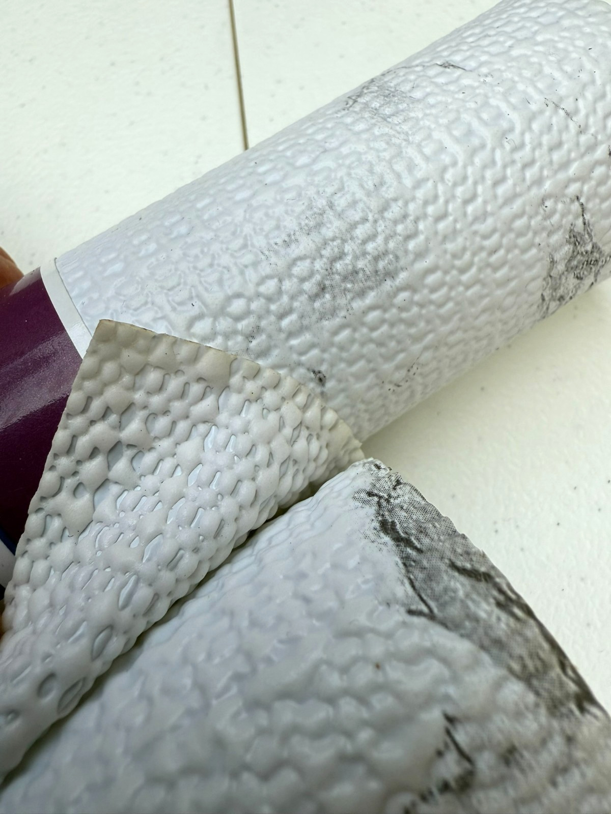 Magic Cover Vinyl Non-Adhesive Shelf Liner 2 Rolls 12"x30" each Gray Marble gallery