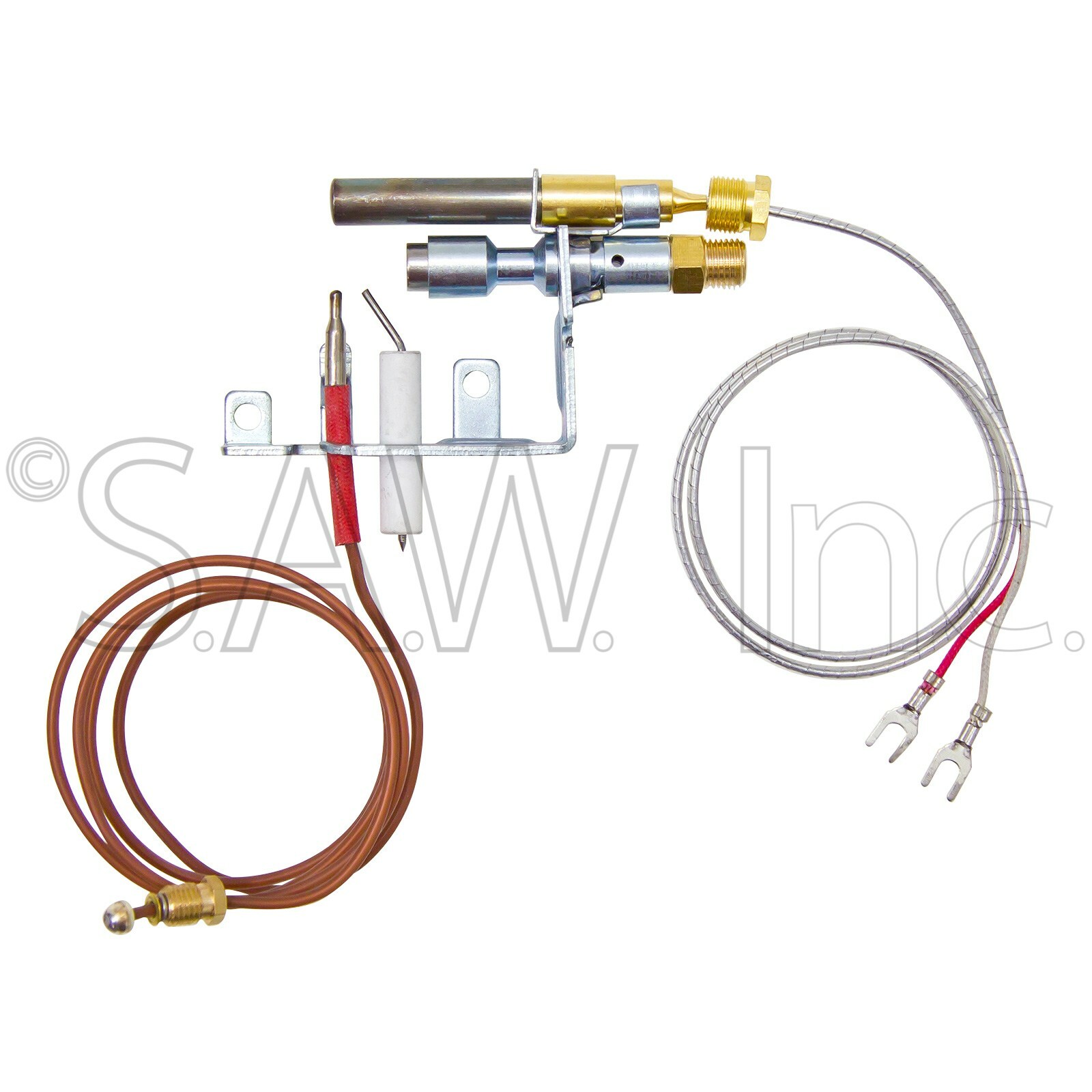 14D0473 Replacement Natural Gas Pilot ODS Assembly with 24" Thermopile and TC gallery
