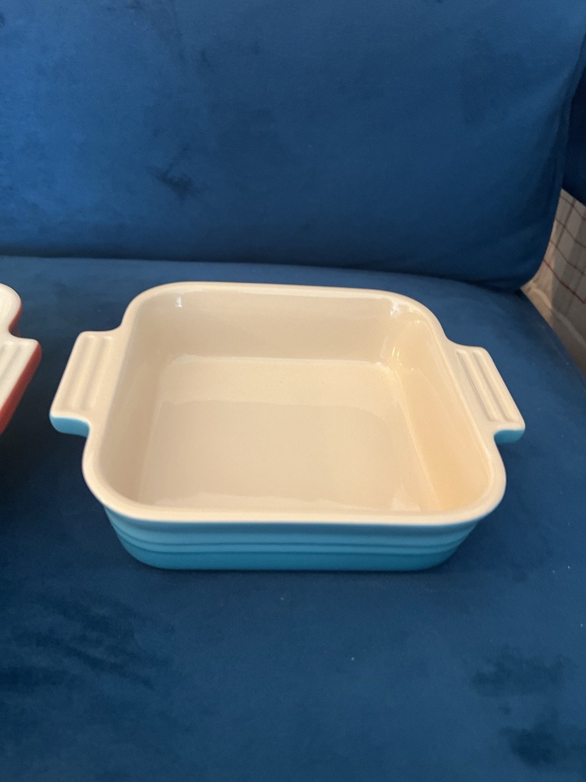Le Creuset 13 Cm Square Casserole Baking Dish NEW PAIR 5" x 5" NEW gallery