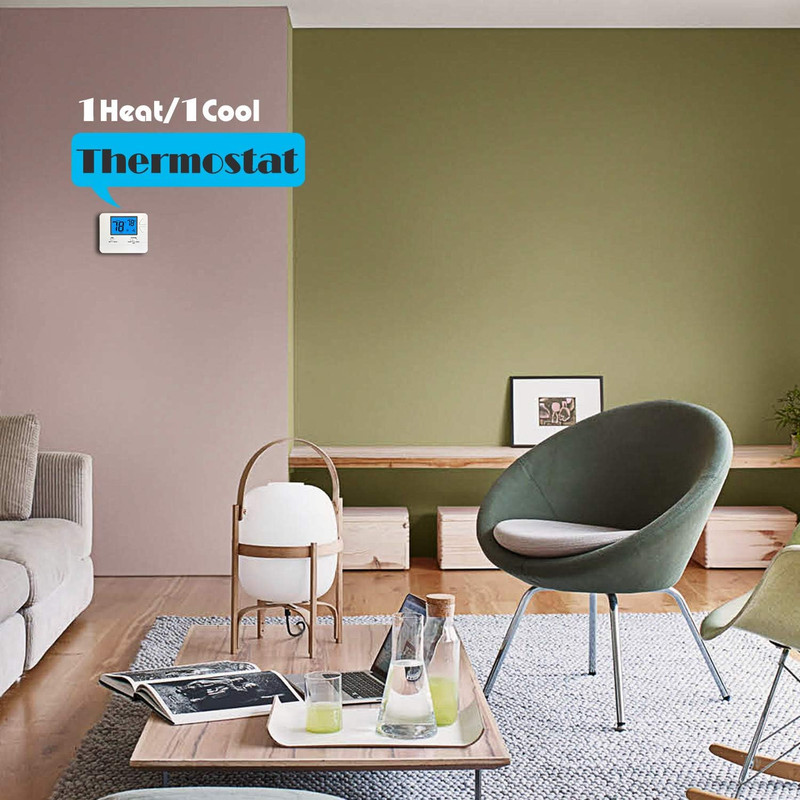 Non-Programmable Thermostats for Home 1 Heat/1 Cool Conventional Single-Stage gallery