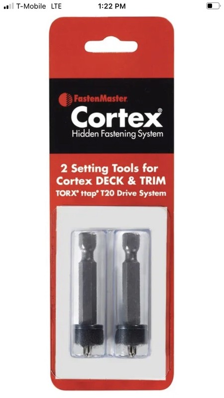 FastenMaster Cortex Torx T20 X 2-1/2 in. L Driver Bit 2 pk gallery