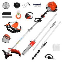 5-in-1 Multi-Functional Trimming Tools Gas Hedge Trimmer 52CC Weed Eater NEW