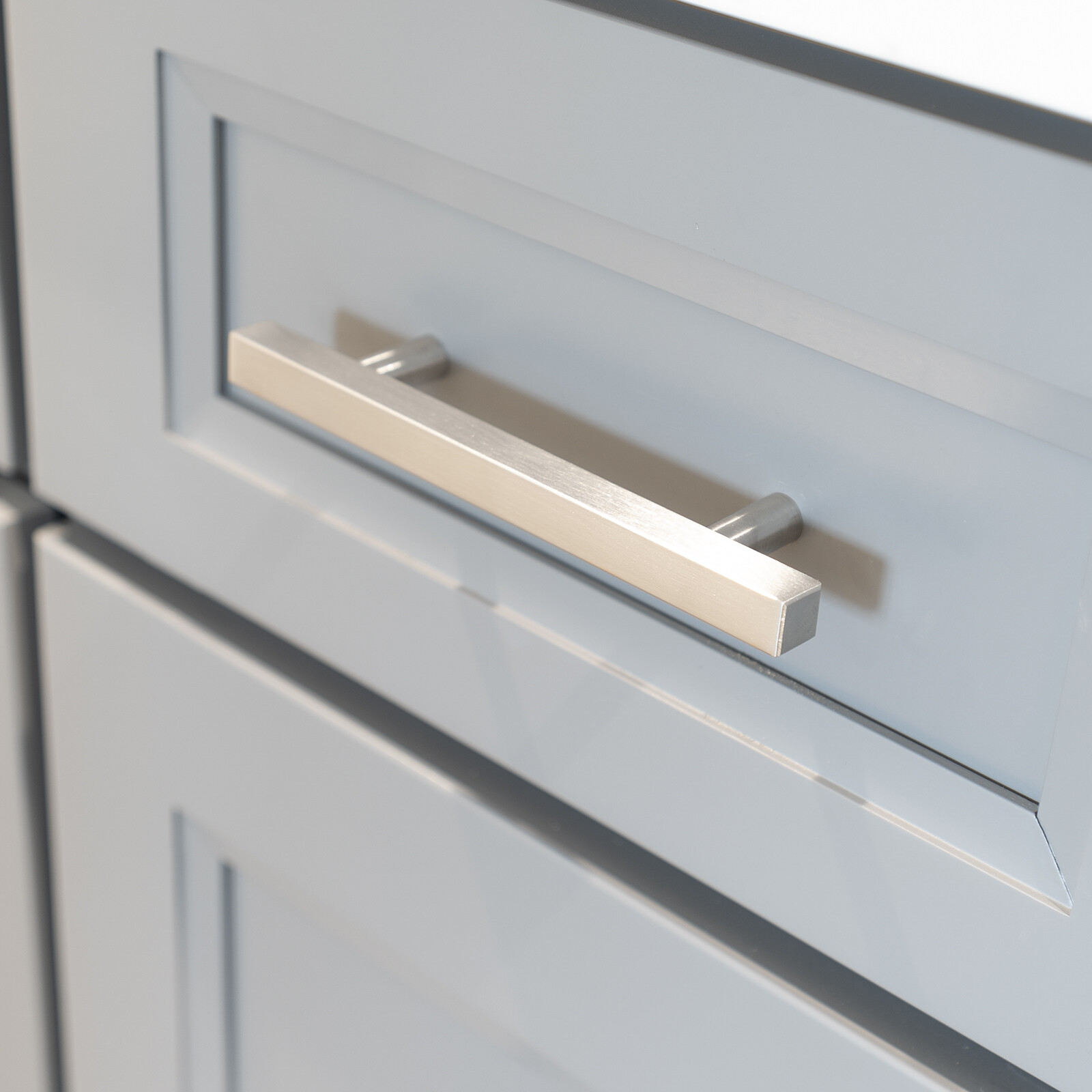 Brushed Nickel Modern Cabinet T Handles Pulls Kitchen Hardware Stainless Steel gallery