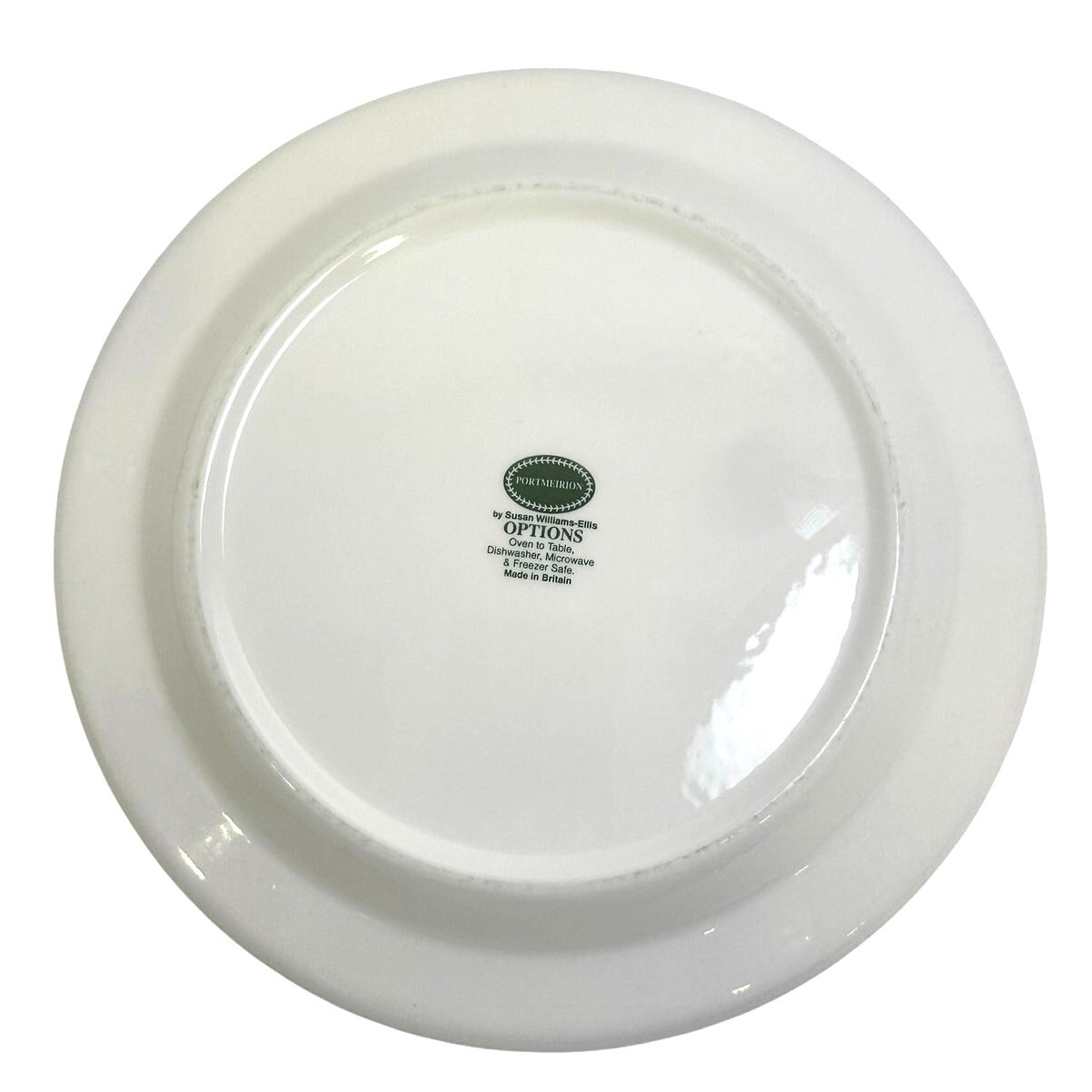 Portmeirion 1998-2006 Retired 'Options' Embossed Smooth Laurel Rim Dinner Plate gallery