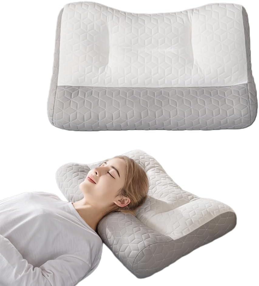 Orthopedic Deep Sleep Pillow, Sleep Apnea Pillow, Ergonomic Pillows for Neck gallery