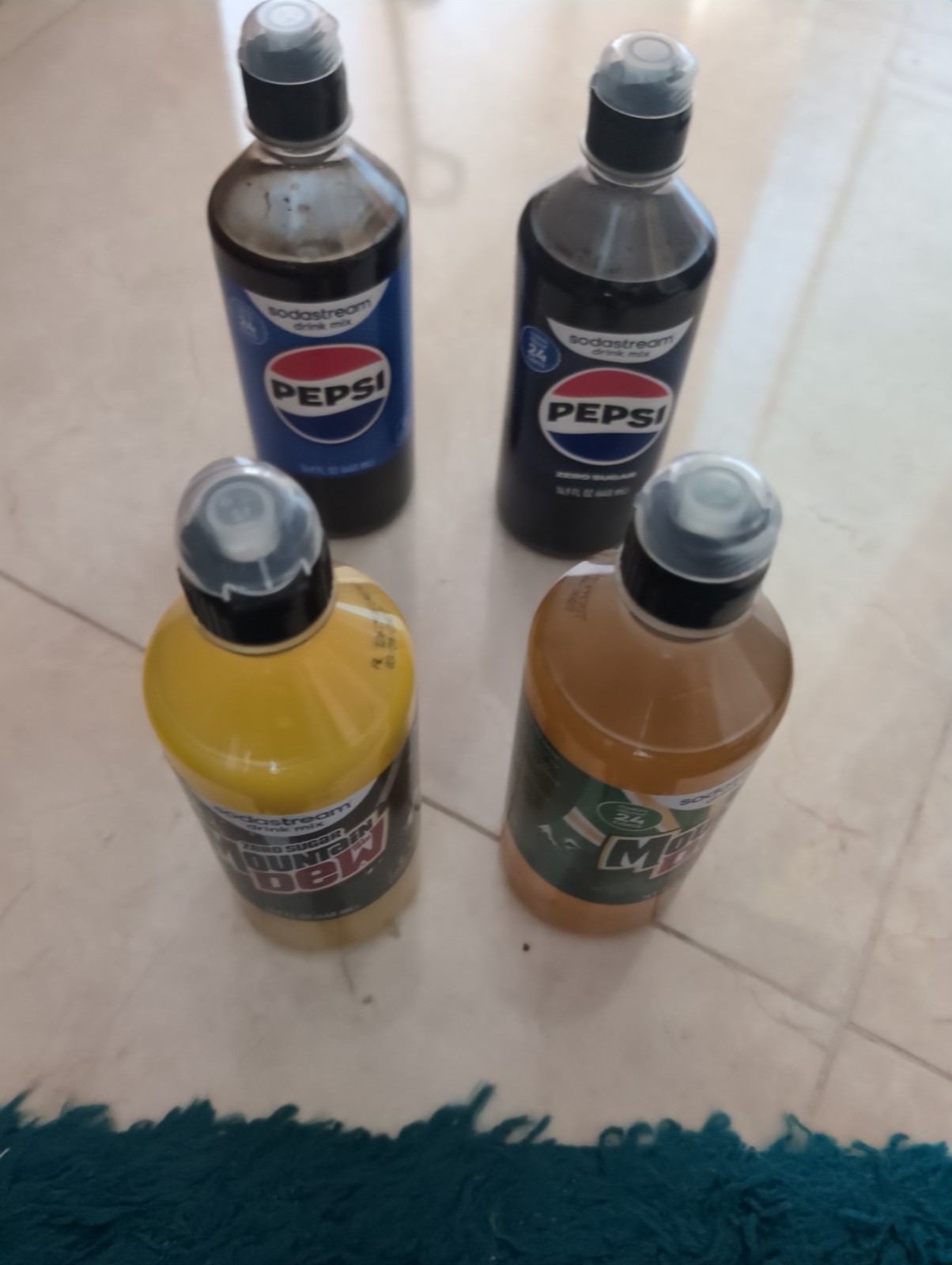 SodaStream Pepsi & MTN Dew Variety Pack, 14.9 oz Pack of 4 gallery