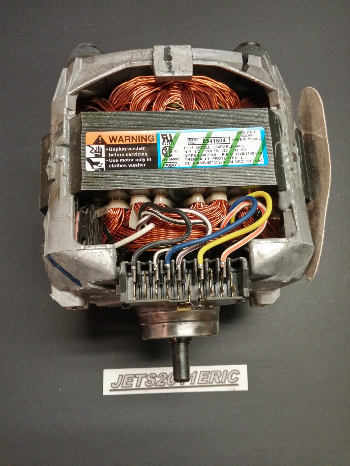 Washer Drive Motor / Motor Switch 8541504 ; 8529896 gallery