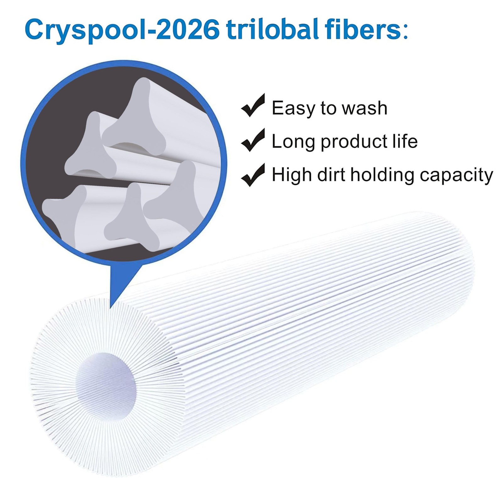 Cryspool® 08047 Filter Compatible with CCX1000RE (CC 1000E), XStream... gallery