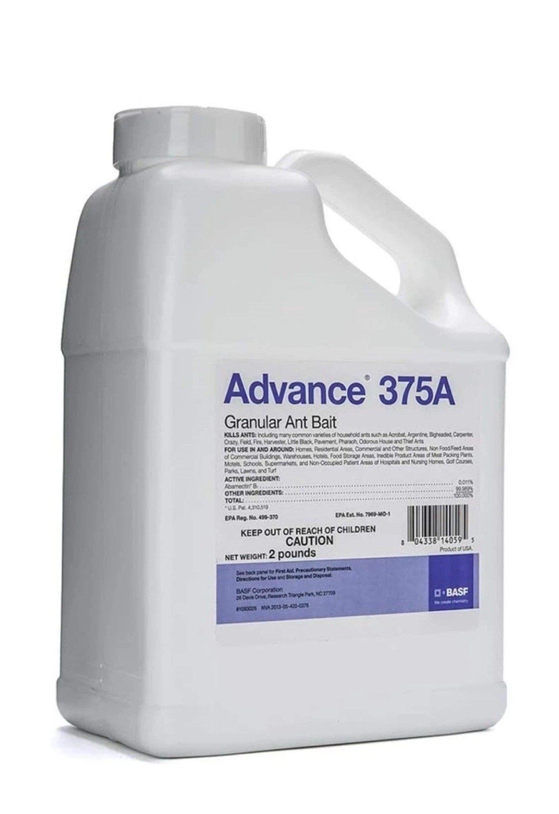 Advance 375A Granular Ant Bait Controls Many Species Of Ants 2lb Jug by BASF gallery