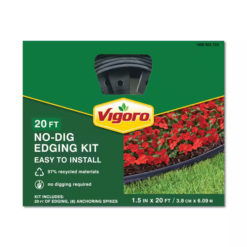 20 Ft. No-Dig Plastic Landscape Edging Kit gallery