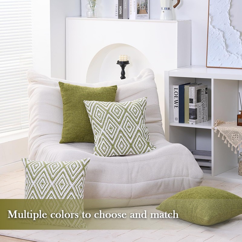 THROW PILLOW COVERS Geometric Decorative Sofa Couch Square Cushion Cover HPUK gallery