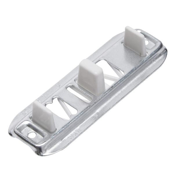 Durable Double Closet Track Rolling/Sliding Door Hardware Set Kit 48 in. Steel gallery