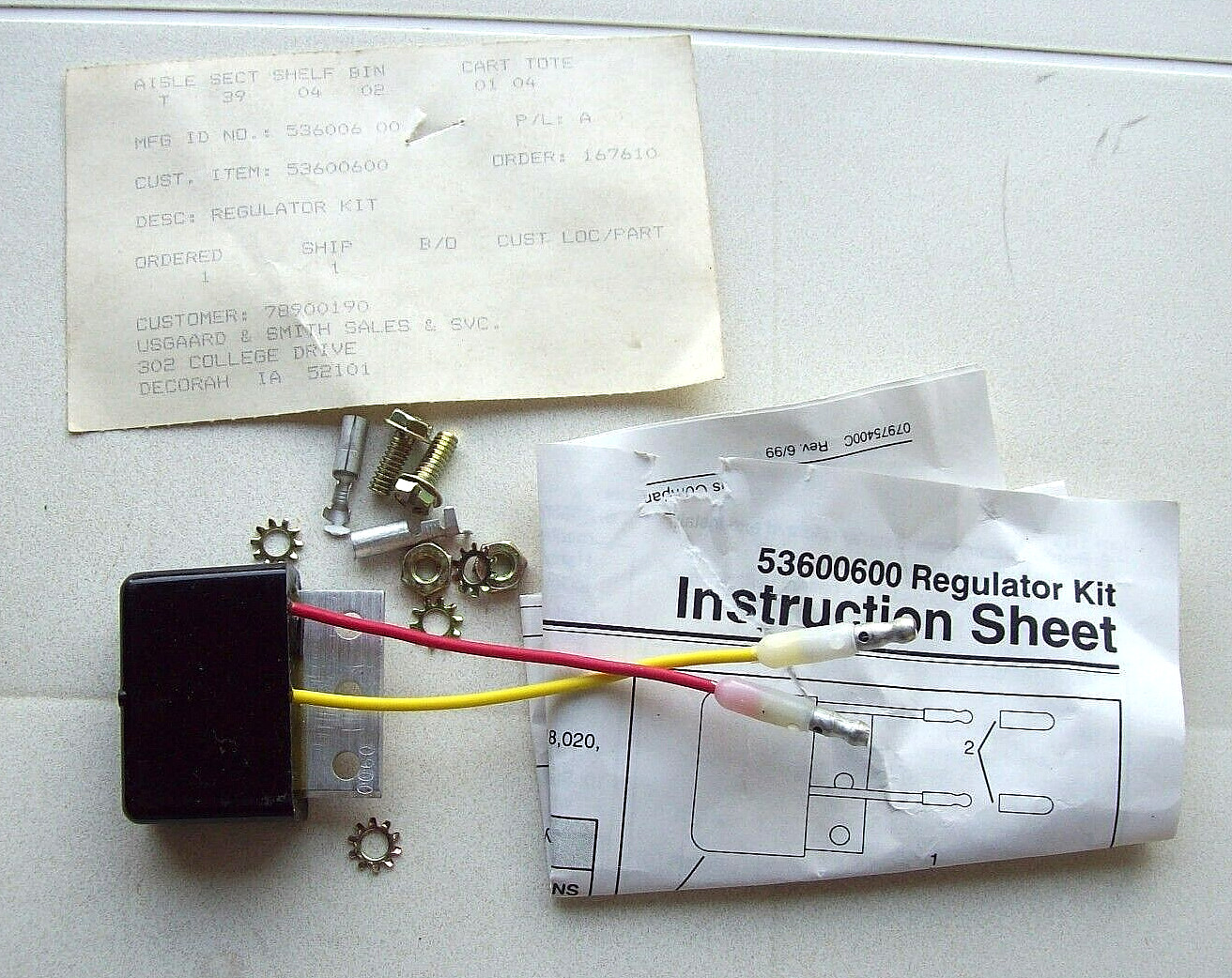 Ariens 53600600 Regulator Kit ~ Free Shipping gallery