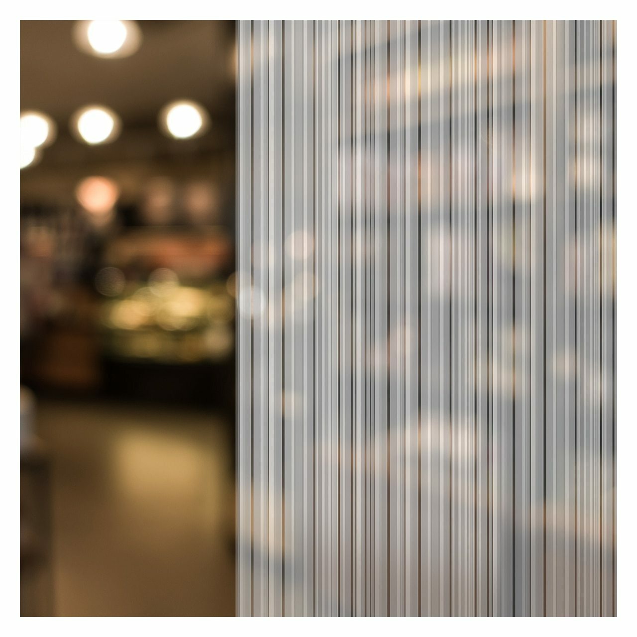 BDF 4WHSTR Decorative Window Film White Stripe gallery