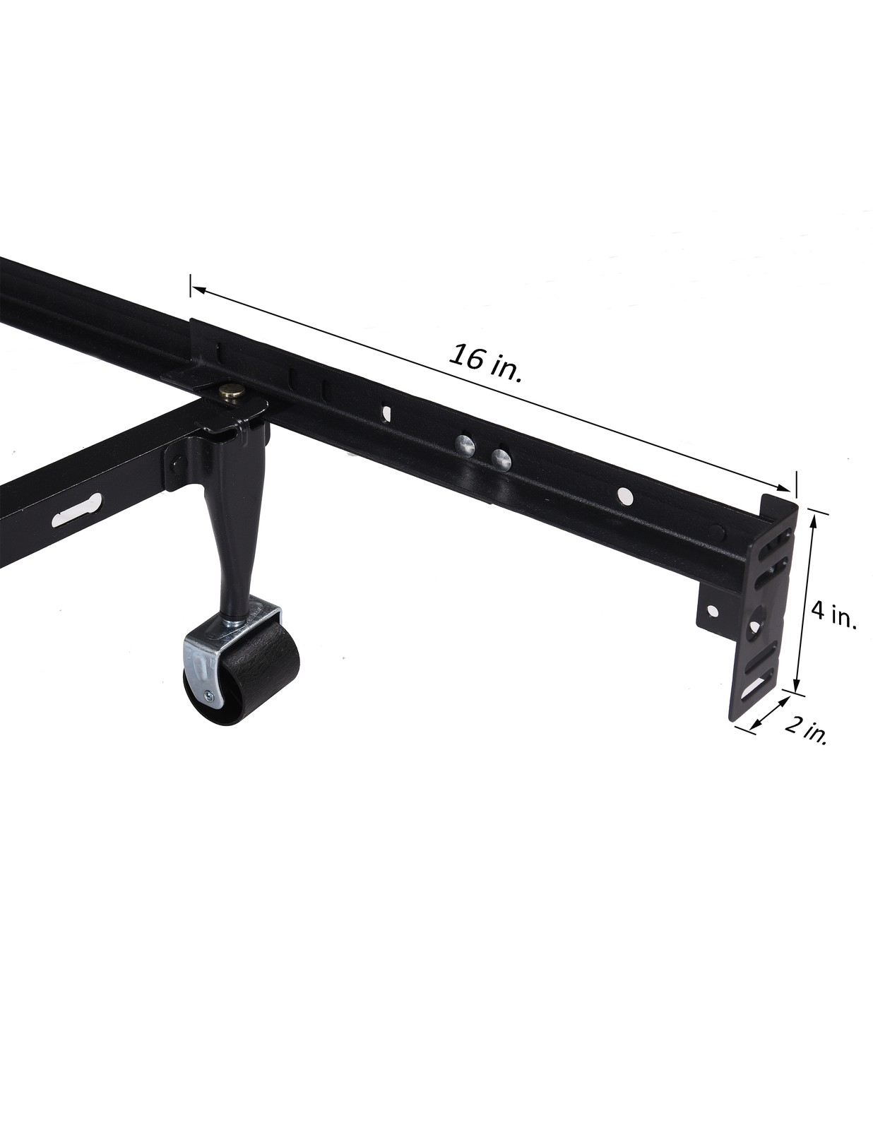 Bed Frame Footboard Extension Brackets Set Attachment Kit - Twin/Full/Queen/King gallery