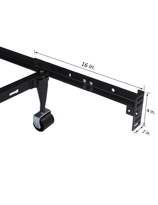 Bed Frame Footboard Extension Brackets Set Attachment Kit - Twin/Full/Queen/King gallery