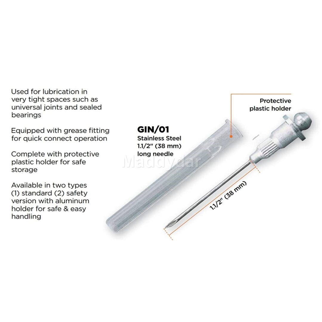 PROLUBE 44880 Grease Injector Needle Up to 6,000 Max PSI 1-1/2 inch Length USA gallery