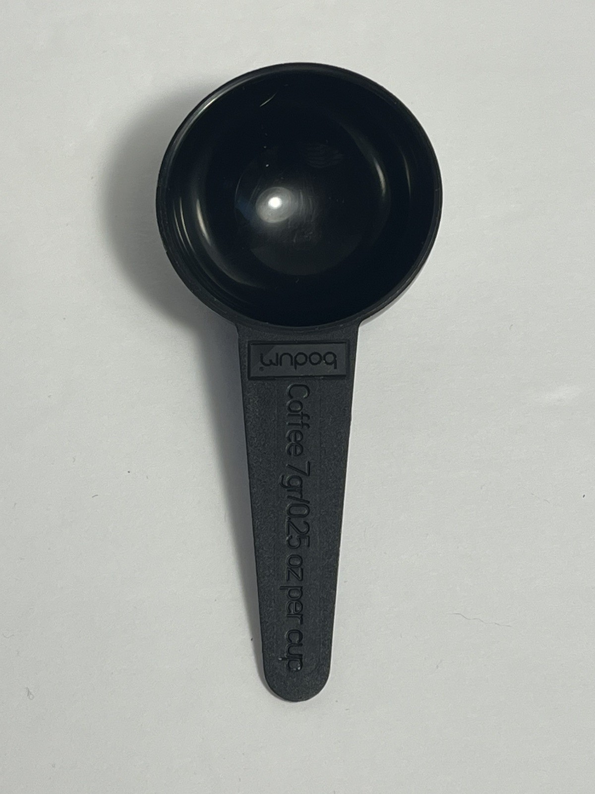 BODUM Coffee Scoop Measure measuring cup spoon 7 grams/ 0.25 oz black doser 7 gr gallery
