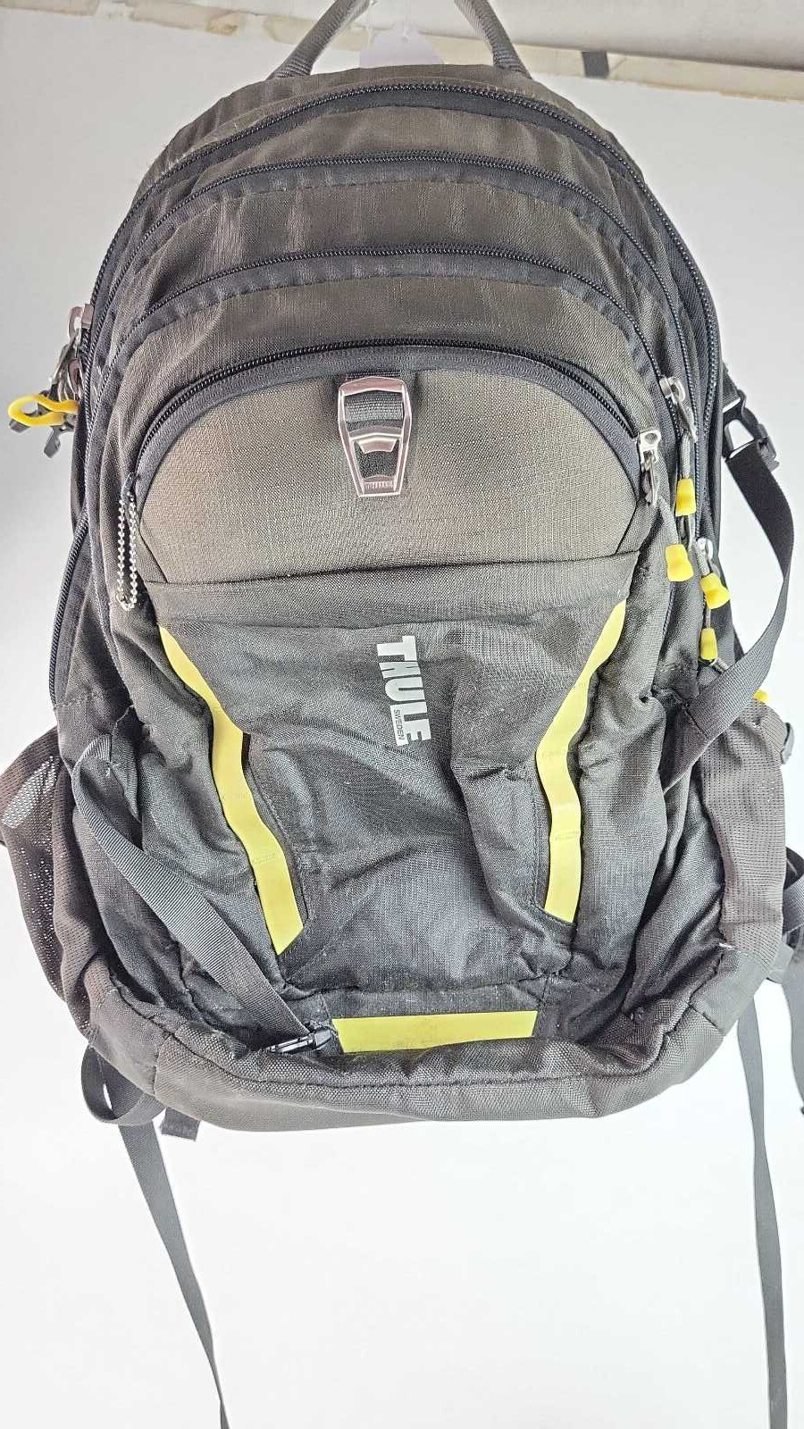Thule Backpack Black With Green Trim