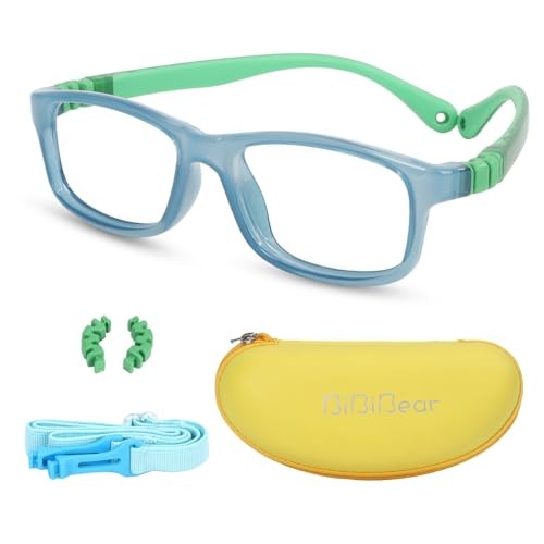 Toddler/Kids/Teens Glasses - Unbreakable TR90 Frame, 2-5 Years(blue & Green) gallery