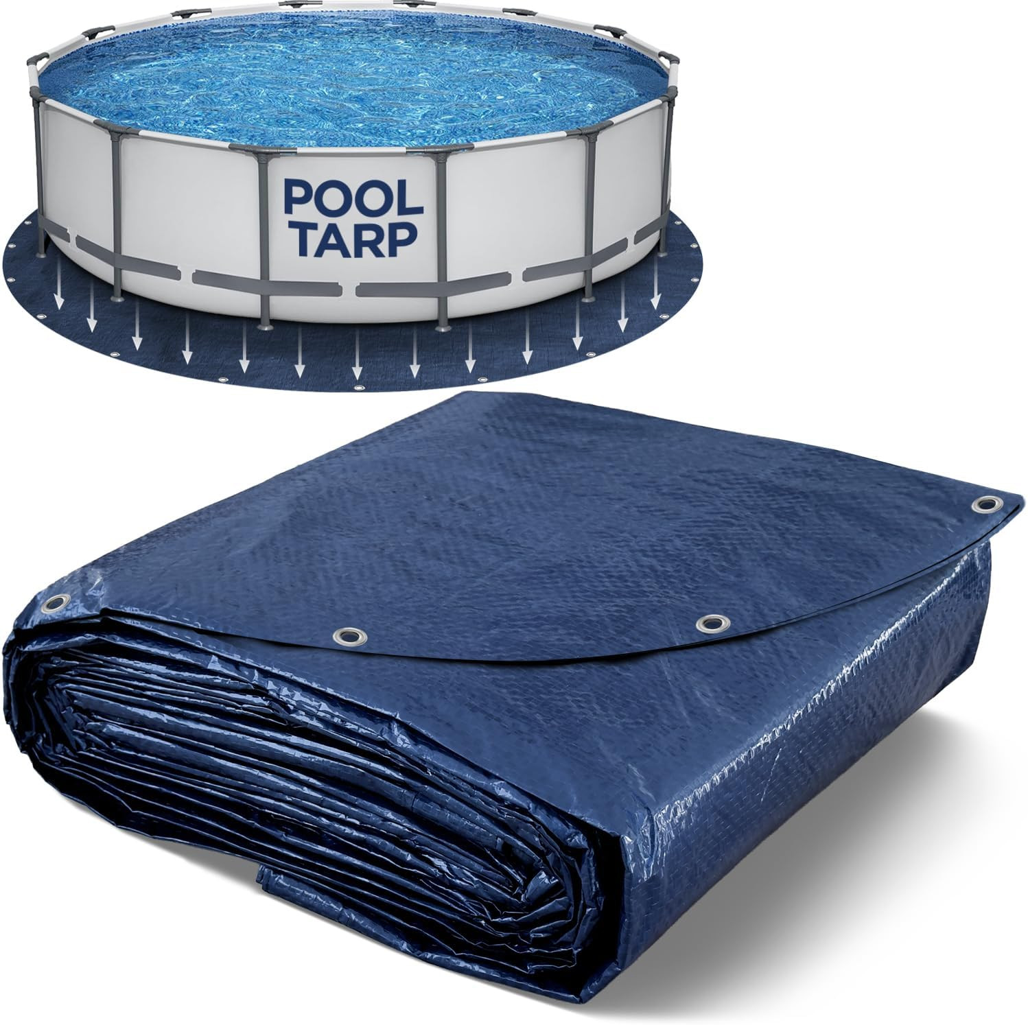 18 Ft round Pool Liner Pad - Mat Tarp for under Pool, above Ground Pool Mat, Poo gallery