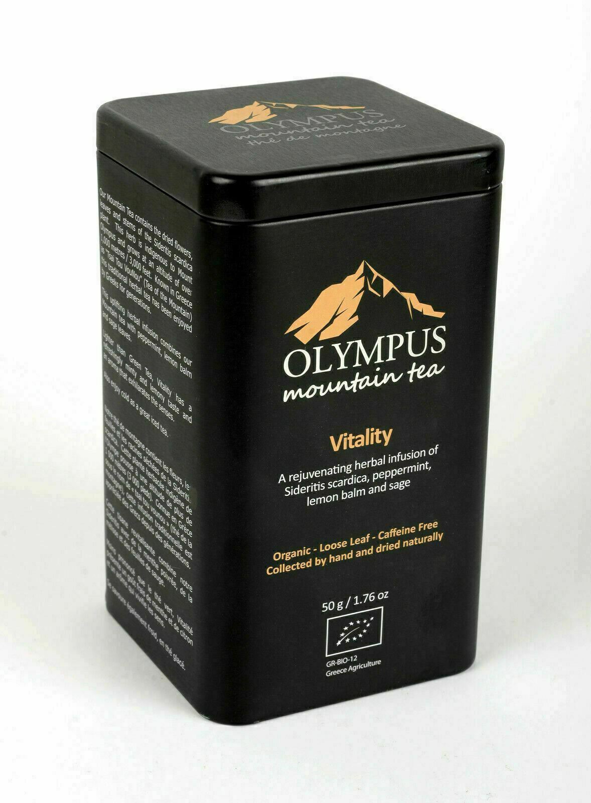 Vitality OLYMPUS Mountain Tea. Organic Tea Herb Mix of: Greek Mountain Tea (Side gallery