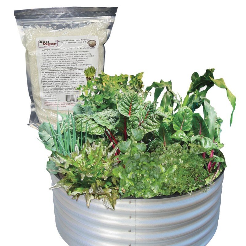 Soil Vigor Potassium Super Absorbent Polymer, Enhances Plant Care 2 Pounds gallery