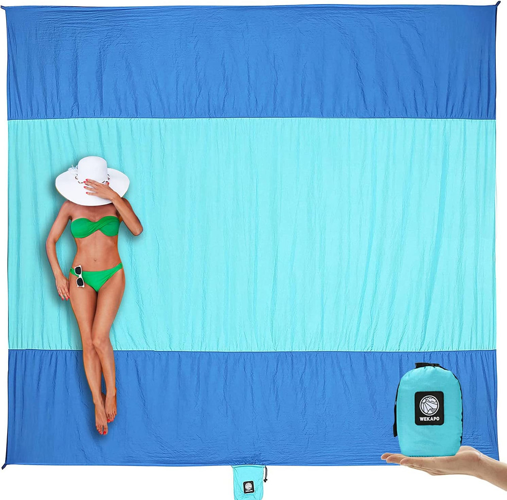 Extra Large Sandproof Beach Blanket - Waterproof & Quick Drying Mat