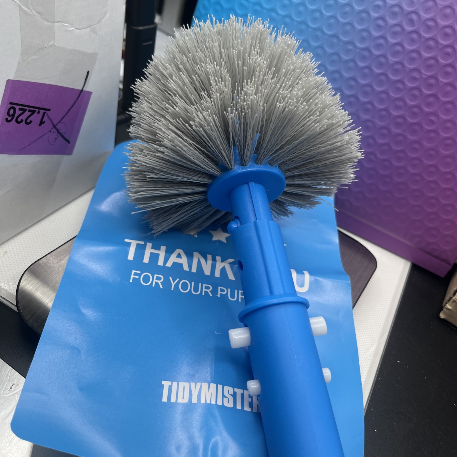 TidyMister Small Pool Brush Head for Cleaning Narrow Corners Steps See Pics New gallery